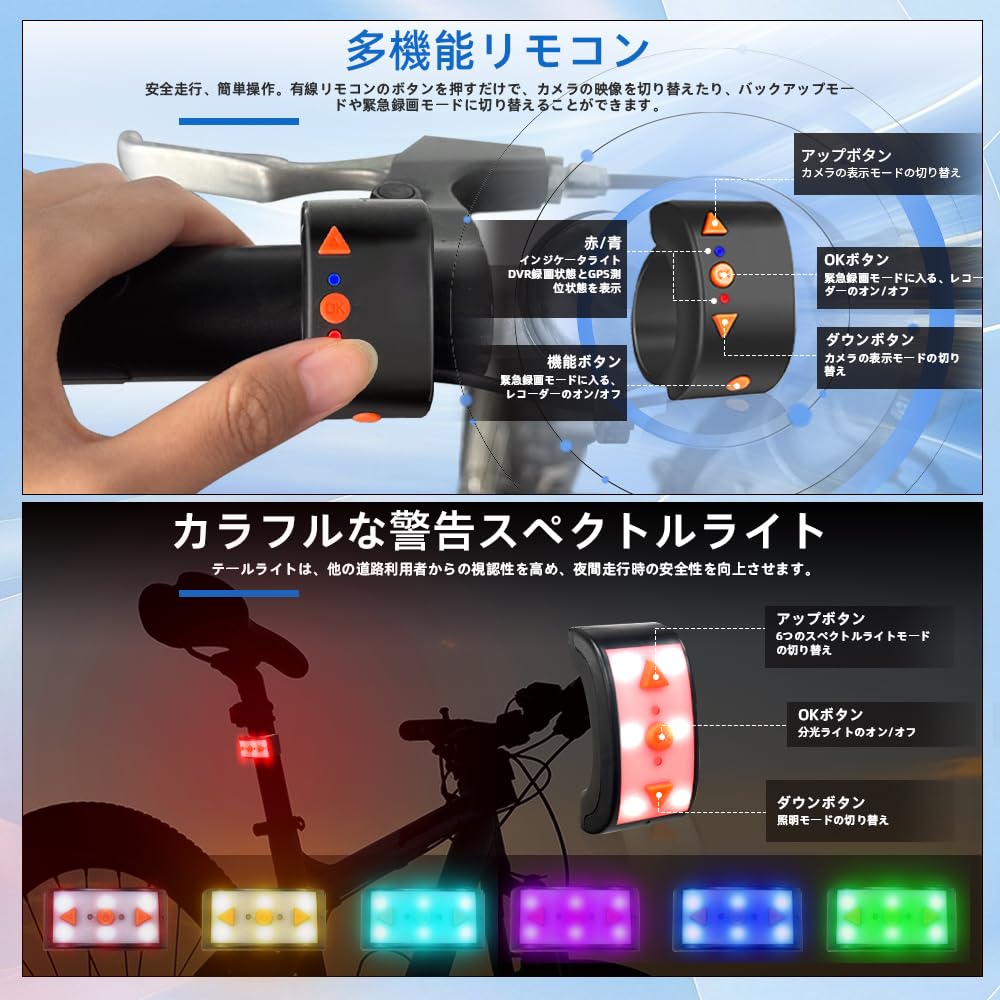 VSYSTO 自転車ドライブレコーダー 4インチ F3K Amazon.co.jp: VSYSTO 自転車ドライブレコーダー 4インチ防水タッチ